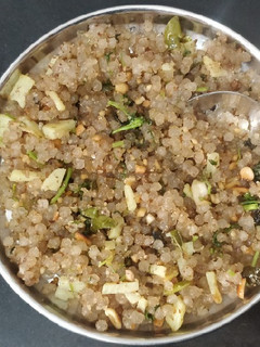 A picture of Sabudana khichdi.