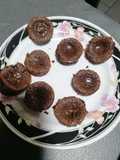 Muffins coeur coulant chocolat blanc