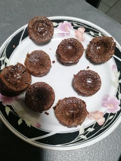 Une photo de Muffins coeur coulant chocolat blanc