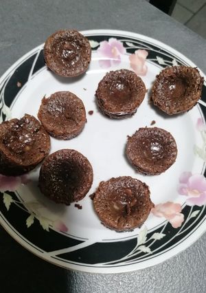 Une photo de Muffins coeur coulant chocolat blanc