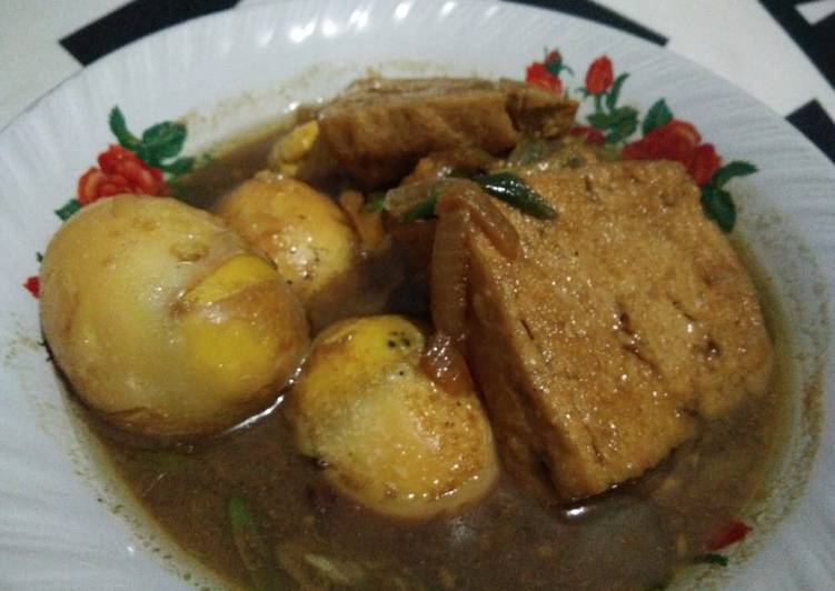 Semur Tahu Telur