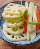 【夏日蔬食】涼拌雙脆(大頭菜蓮藕)