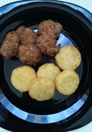 Sütőben sült tojásmentes fasírt recept fotója