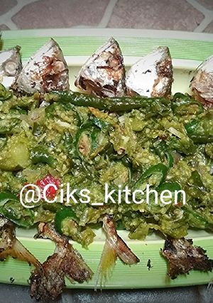 Foto resep Ikan Pindang Bakar Sambel Ijo