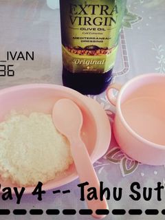 Foto resep Puree Tahu Sutra (Menu tunggal MPASI 6 bulan)