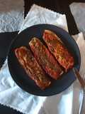 Barchette di melanzane a forno