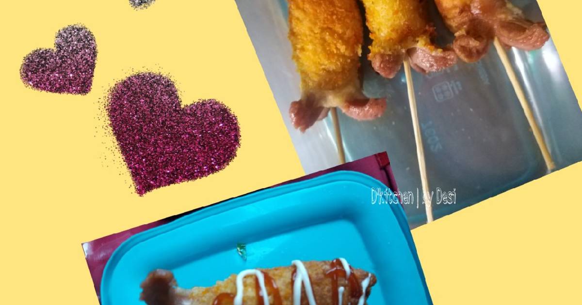 Resep Corn Dog Tanpa Tepung Jagung Street Food Oleh Desi Arianti Cookpad