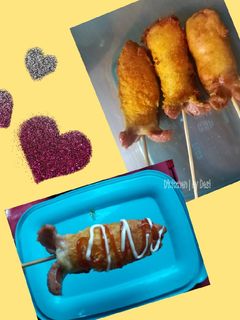 Foto resep Corn dog tanpa tepung jagung 😁 #street food