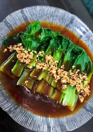 Foto resep Braised Bokcoy w/ Garlic Oyster Sauce ala Chinesse
