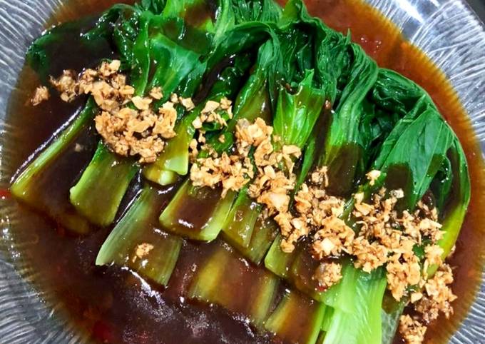 Resep Braised Bokcoy W Garlic Oyster Sauce Ala Chinesse Oleh Agung Dia