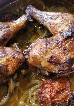 Una foto de Pollo asado