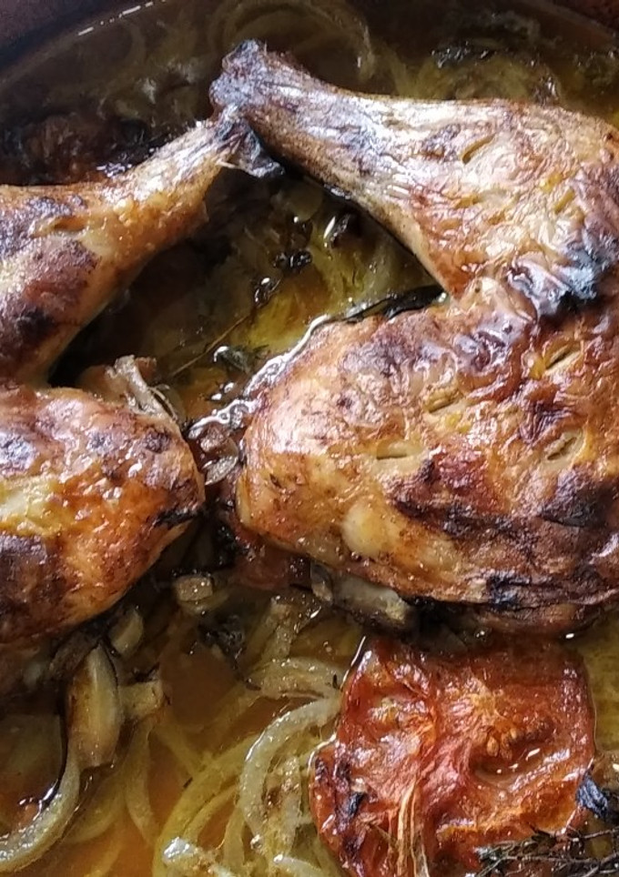 Una foto de Pollo asado