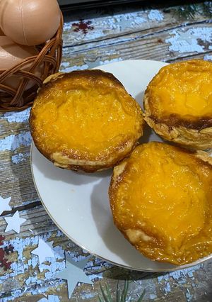 Foto resep Portuguese Egg Tart Simple (tanpa whip cream)