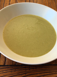 Una foto de Crema de judías verdes