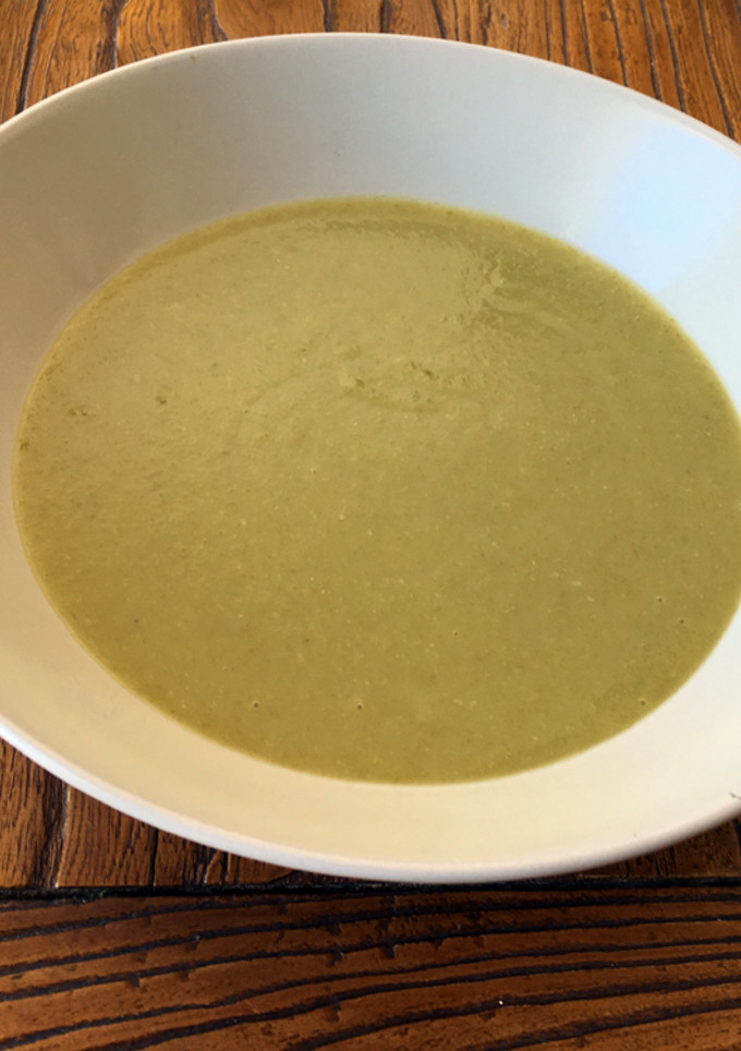 Una foto de Crema de judías verdes