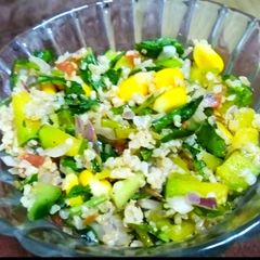 Quinoa pumpkin salad A picture of Quinoa pumpkin salad.