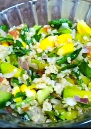 A picture of Quinoa pumpkin salad.