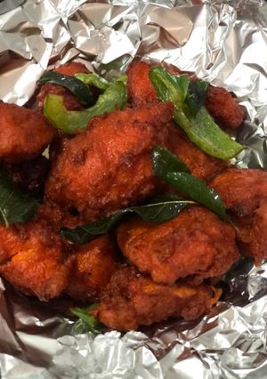 A picture of Chicken 65.