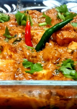 A picture of Shahi Paneer Chaman.