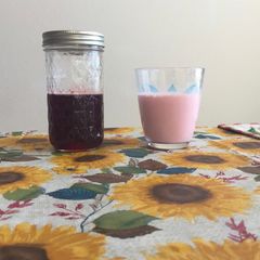 A picture of Rose milk recipe.