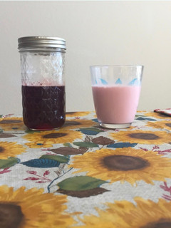 A picture of Rose milk recipe.