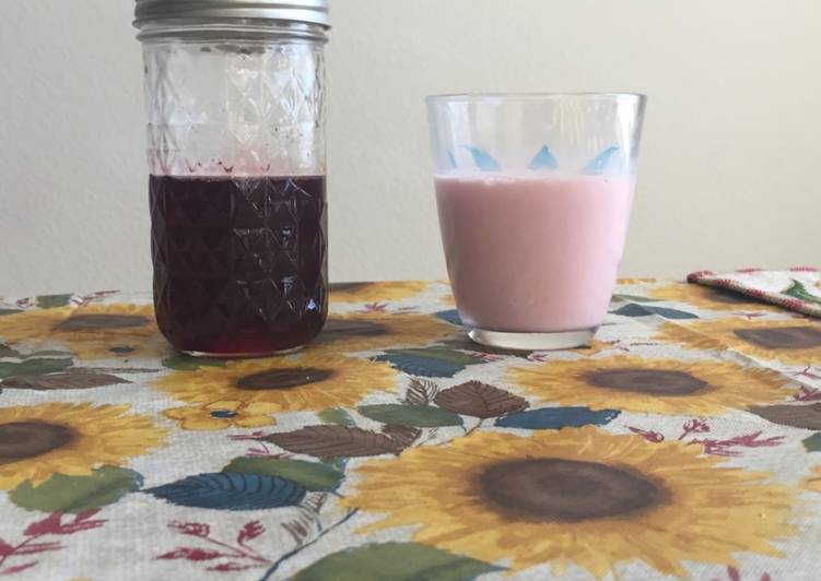 Easiest Way to Make Super Quick Homemade Rose milk recipe