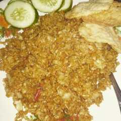 A picture of Nasi goreng telur simple.