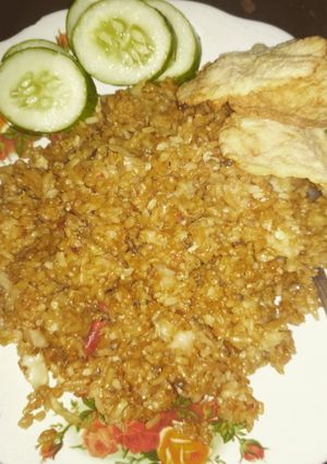 Foto resep Nasi goreng telur simple