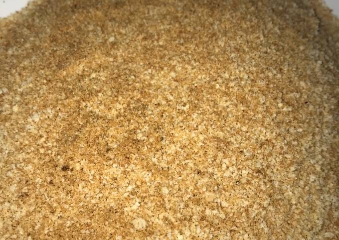 Homemade bread crumbs