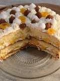 🍑🍰 Torta chajá 🍰 con dulce de leche, inevitablemente 🍰🍑