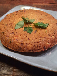 Una foto de Tortilla de patatas vegana