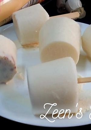 A picture of Coffee Creamer Popsicles.