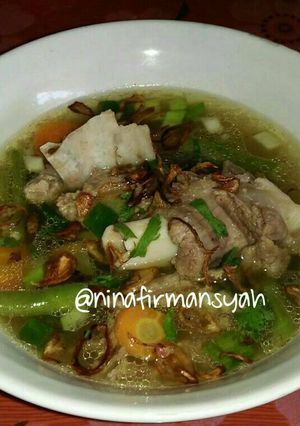 Foto resep Sop kambing, wortel buncis😀
