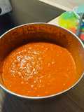 Salsa de tomate cherry en freidora de aire