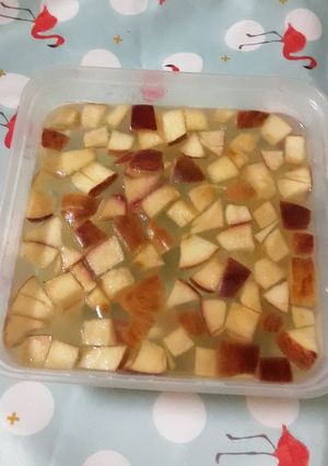 Foto resep Agar-agar apel gula melon