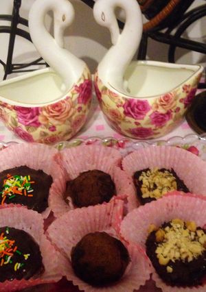 Hình của món Baileys Truffles.