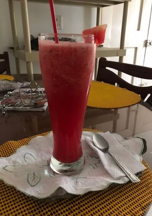 Una foto de Jugo de patilla o sandía