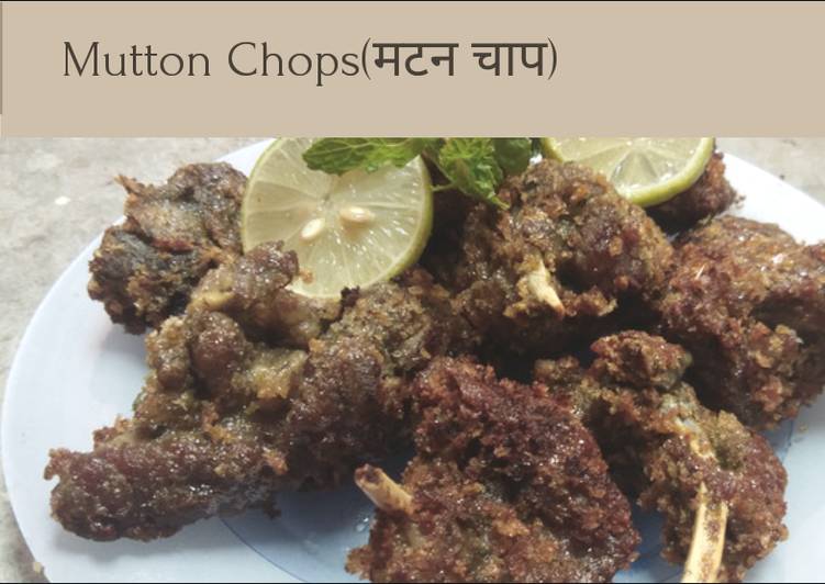 Recipe of Super Quick Homemade Green mutton chops
