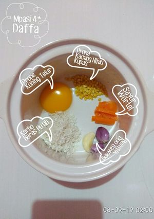 Foto resep Mpasi 4* dengan Kuning telur