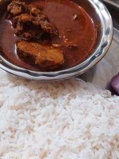 मटन करी राइस कॉम्ब(mutton curry rice combo recipe in hindi) रेसिपी मुख्य फोटो