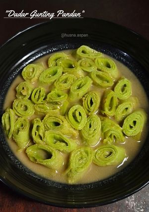Foto resep Dadar Gunting Pandan