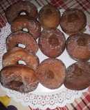 Donas y berlinas o bolas rellenas sin manteca