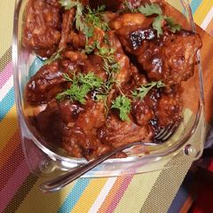A picture of Orange chicken.