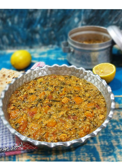 عکسی از دستور سوپ مرغ و بلغور