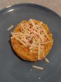 Risotto de calabaza, tomates cherry y ajos asados