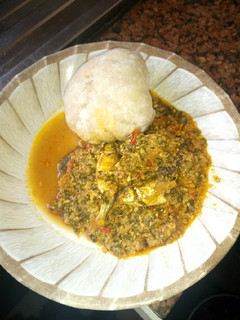 A picture of Egusi soup.