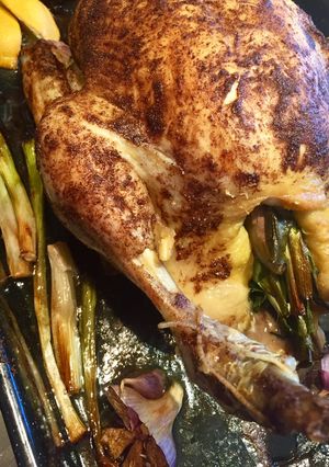 A picture of Chinese Five Spiced Roast Chicken.