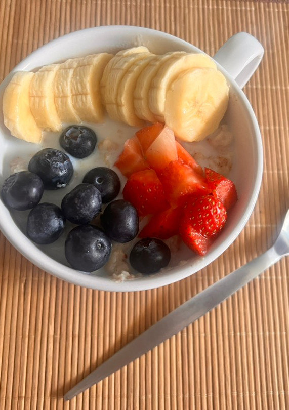 Una foto de Porridge de avena