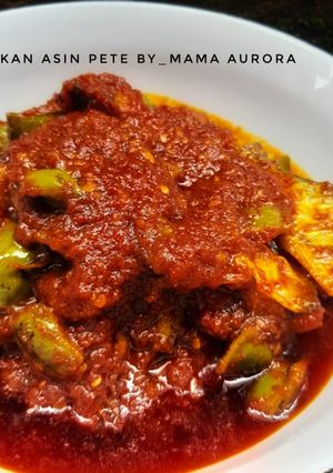 Foto resep Sambal Ikan Asin Pete