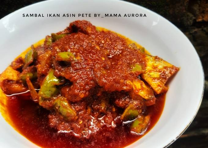 Sambal Ikan Asin Pete